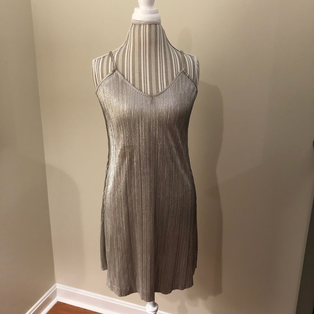 Metallic dress